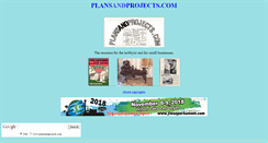 Desktop Screenshot of plansandprojects.com